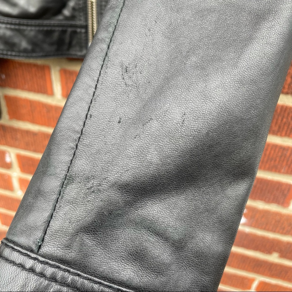 Dolce and Gabbana Lamb Leather Moto Jacket - Picture 12 of 16